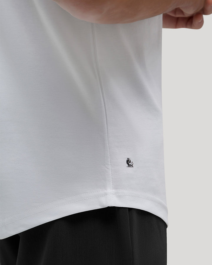 Crew Curve-Hem Tee