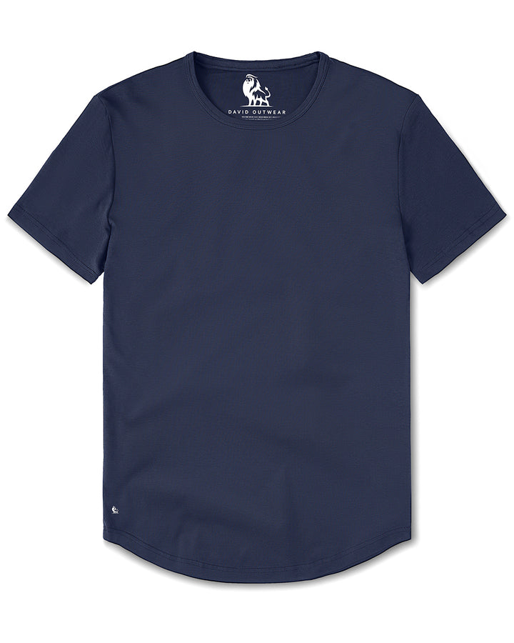 Crew Curve-Hem Tee
