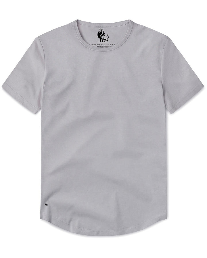 Crew Curve-Hem Tee