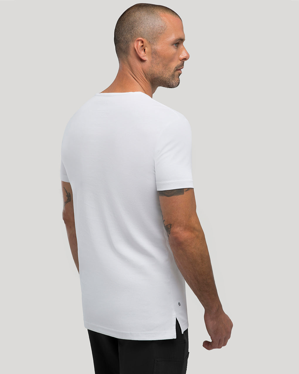 Crew Split-Hem Tee