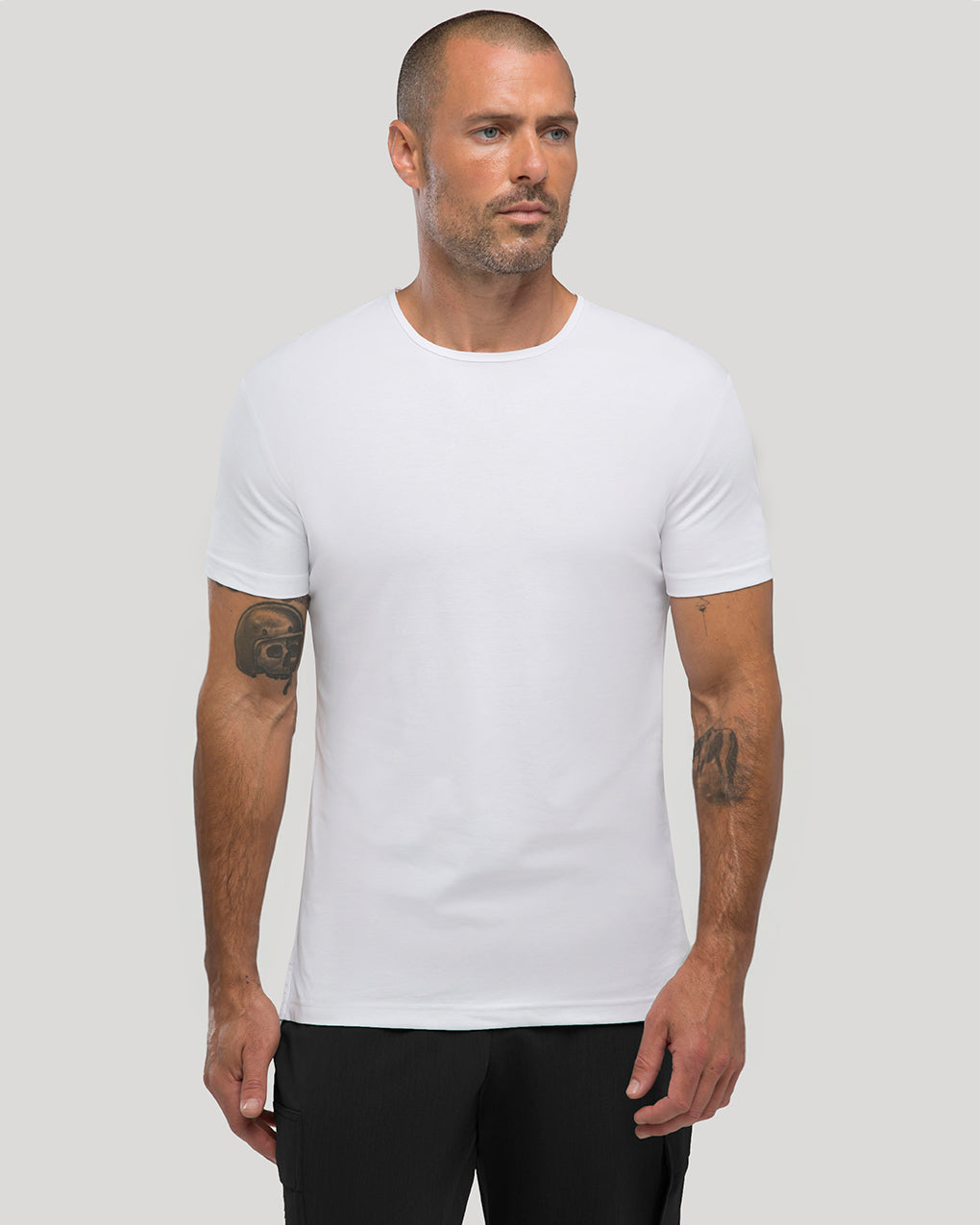 Crew Split-Hem Tee