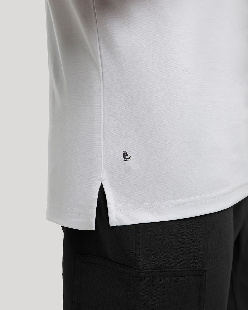 Crew Split-Hem Tee
