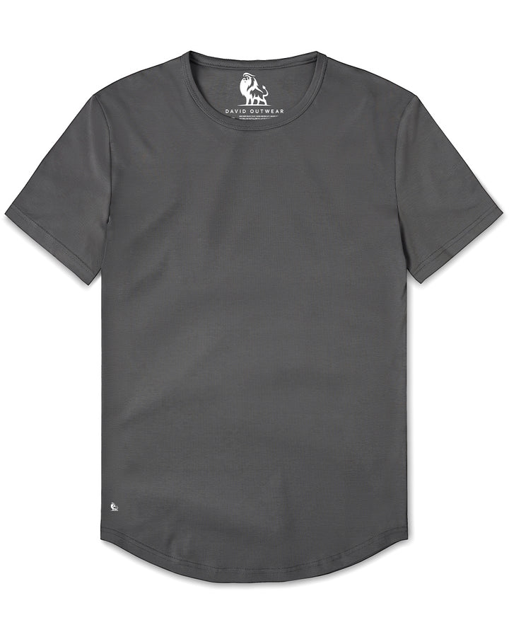 Crew Curve-Hem Tee