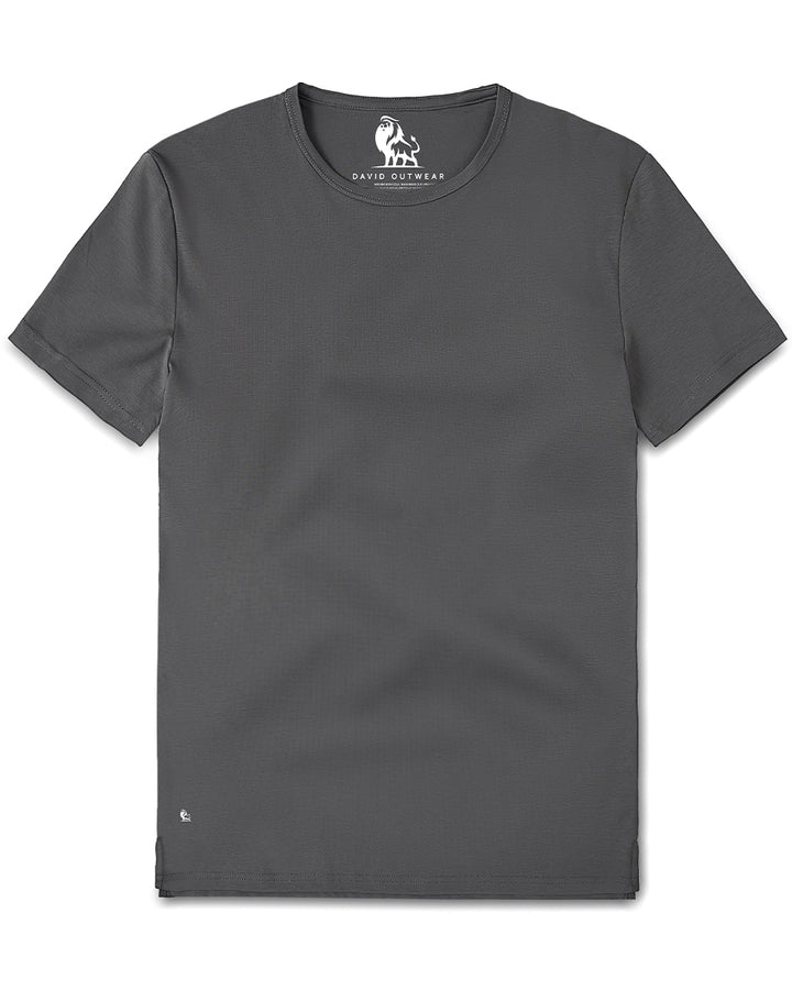 Crew Split-Hem Tee