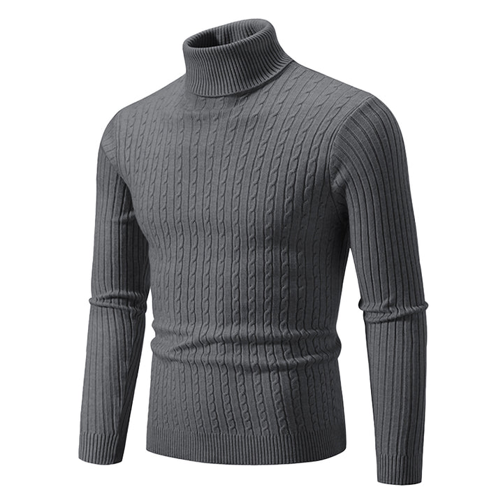 Nordic Cable Knit Turtleneck