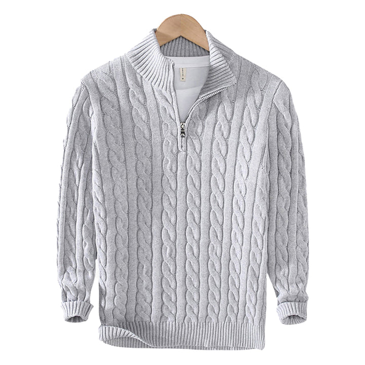 Verona Cable Knit Half-Zip Sweater
