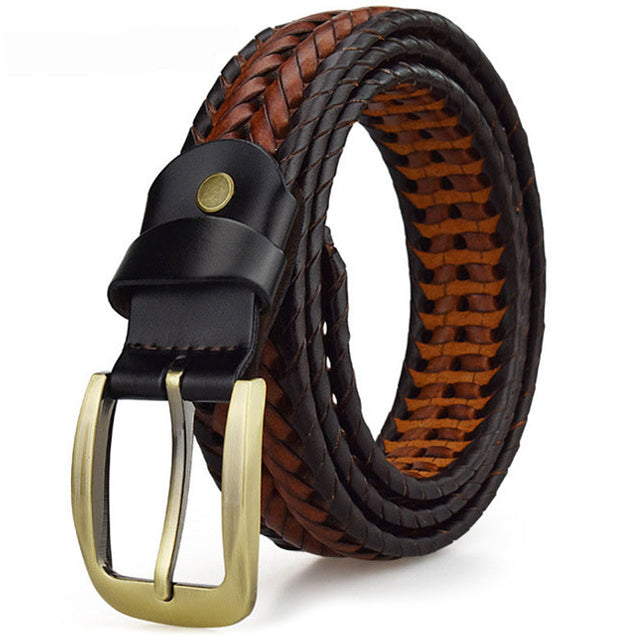 Sienna Braided Faux Leather Belt – David Outwear