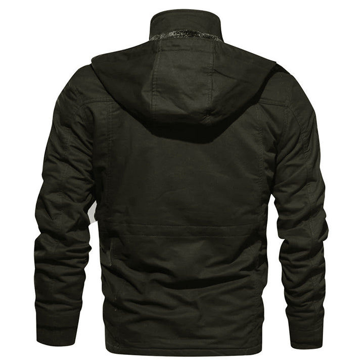 Dark Green Survival Cotton Jacket – David Outwear