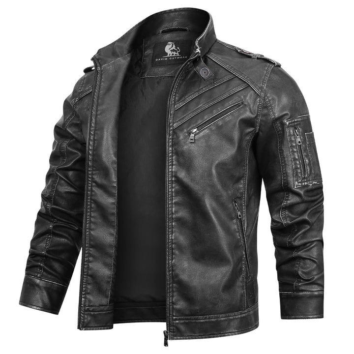 Engine Leather Jacket – David Outwear