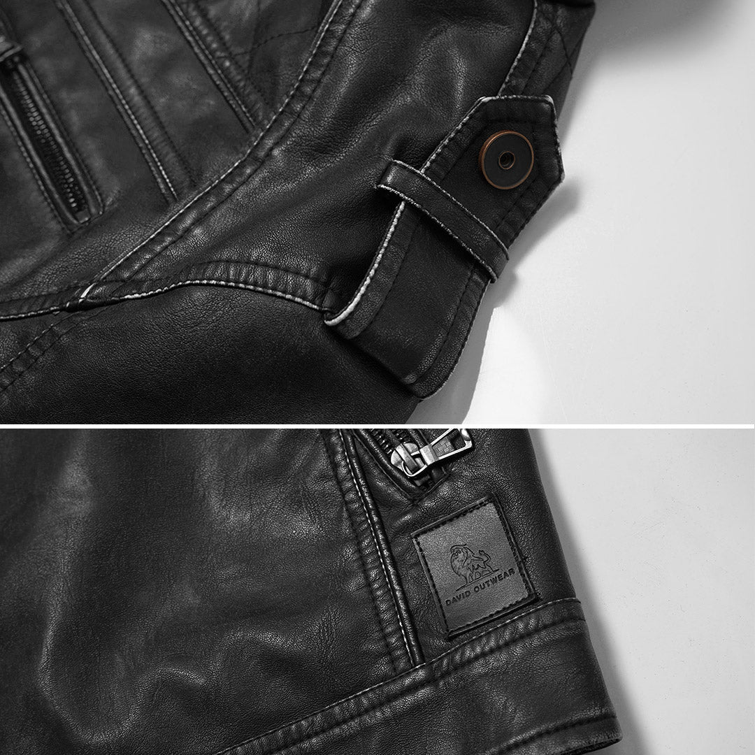 Engine Leather Jacket – David Outwear