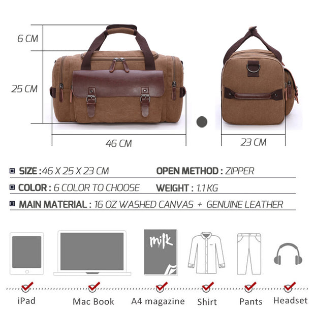 David Outwear Large Capacity Bag