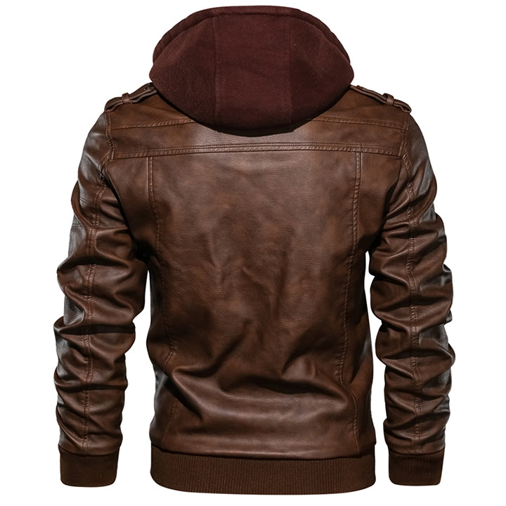 Salvador Faux Leather Jacket – David Outwear