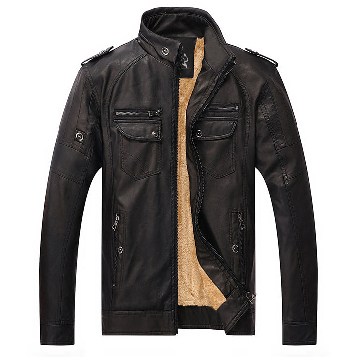 Fleece Biker Jacket – David Outwear