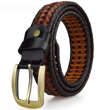 Braided Leather Belt – David Outwear