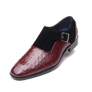David Outwear Snake Embossed Dress Shoes